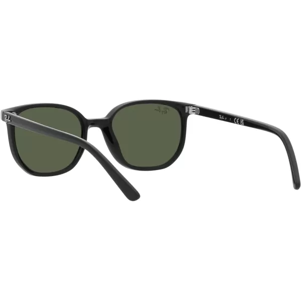 RayBan Juniors RJ9097s Elliot Square SunglassesBlackDark Green