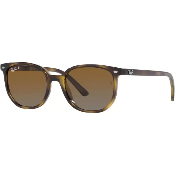 RayBan Juniors RJ9097s Elliot Square SunglassesHavanaGrey Gradient Brown Polarized