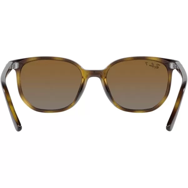 RayBan Juniors RJ9097s Elliot Square SunglassesHavanaGrey Gradient Brown Polarized