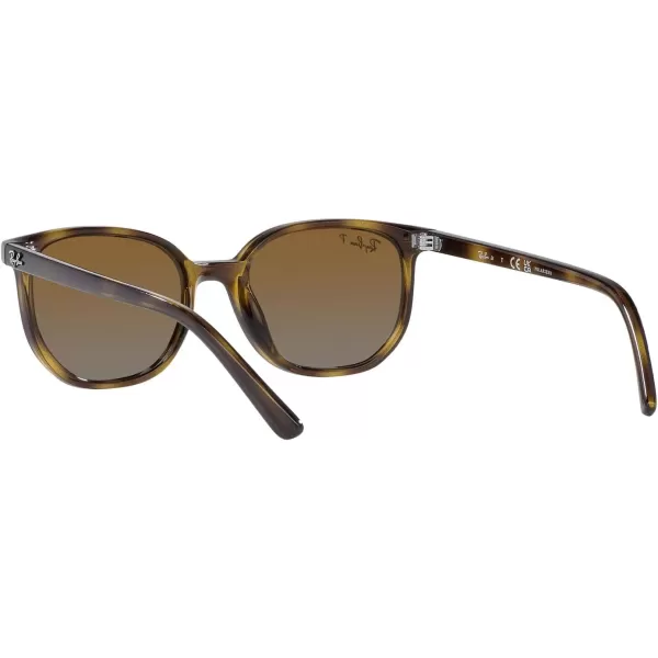 RayBan Juniors RJ9097s Elliot Square SunglassesHavanaGrey Gradient Brown Polarized