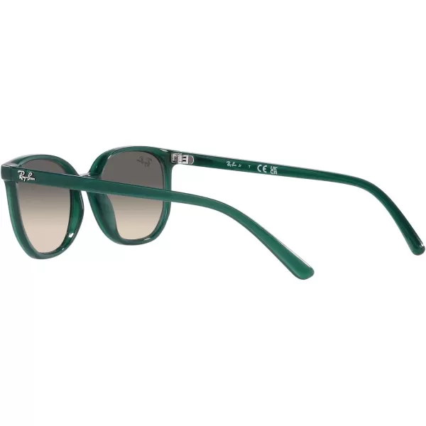 RayBan Juniors RJ9097s Elliot Square SunglassesOpal GreenGradient Grey