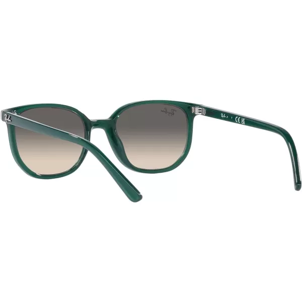 RayBan Juniors RJ9097s Elliot Square SunglassesOpal GreenGradient Grey