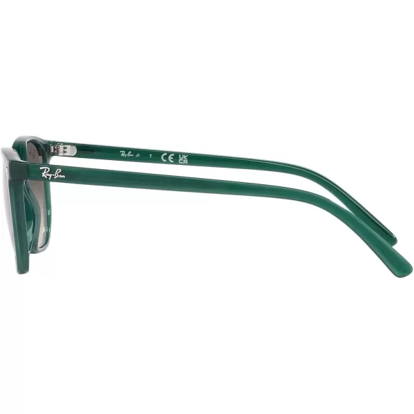 RayBan Juniors RJ9097s Elliot Square SunglassesOpal GreenGradient Grey