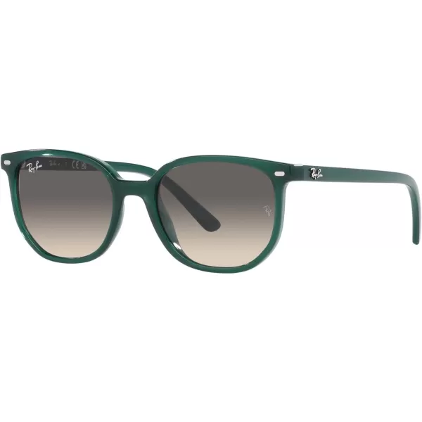 RayBan Juniors RJ9097s Elliot Square SunglassesOpal GreenGradient Grey