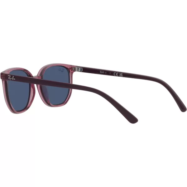 RayBan Juniors RJ9097s Elliot Square SunglassesTransparent PinkDark Blue