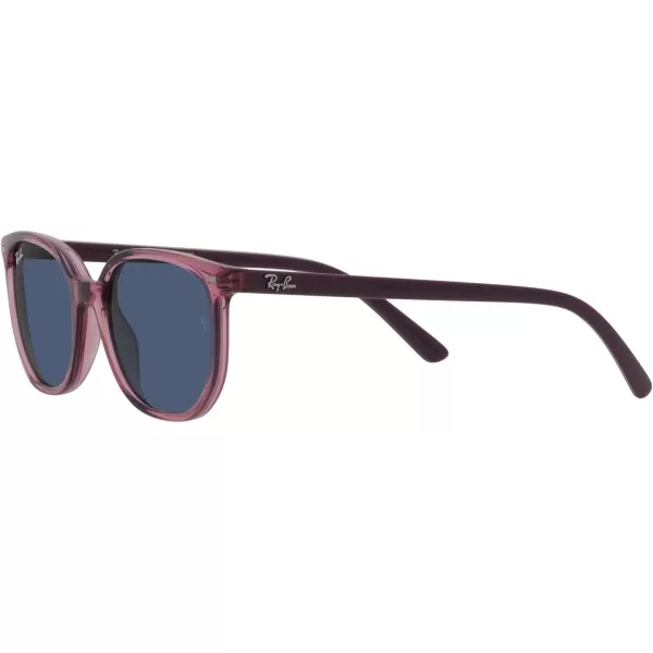 RayBan Juniors RJ9097s Elliot Square SunglassesTransparent PinkDark Blue