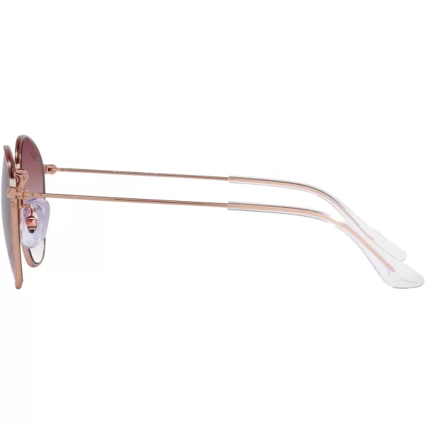 RayBan Kids Rj9572s Rob Round SunglassesRose Gold Clear Gradient Dark Violet