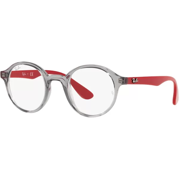 RayBan Kids Ry1561 Round Prescription Eyeglass FramesTransparent GreyDemo Lens