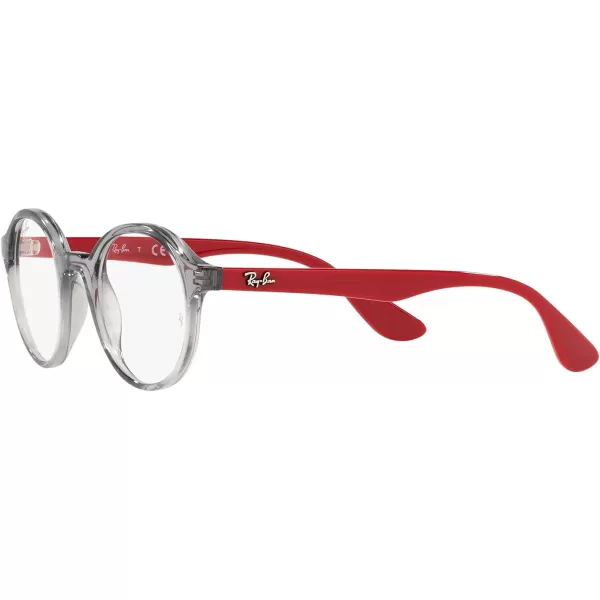 RayBan Kids Ry1561 Round Prescription Eyeglass FramesTransparent GreyDemo Lens