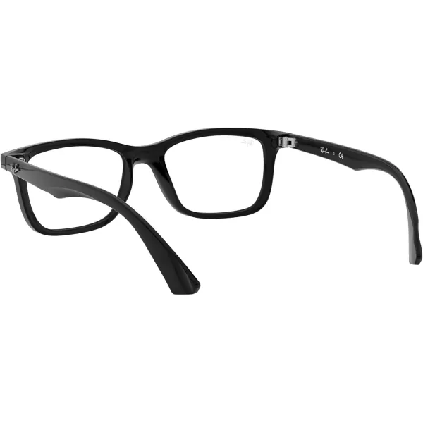 RayBan Kids Ry1562 Square Prescription Eyeglass FramesBlackDemo Lens