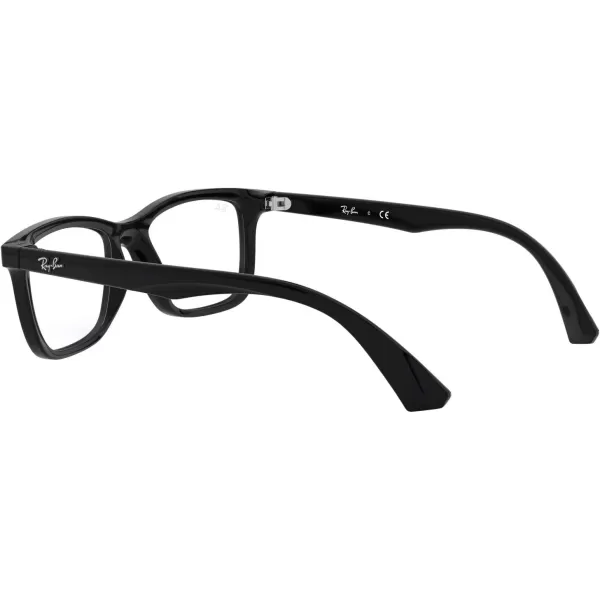 RayBan Kids Ry1562 Square Prescription Eyeglass FramesBlackDemo Lens