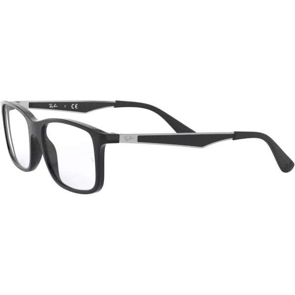 RayBan Kids Ry1570 Square Prescription Eyeglass FramesBlackDemo Lens