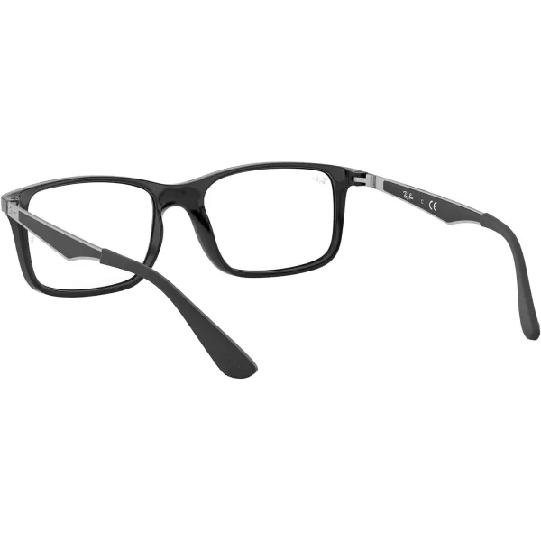 RayBan Kids Ry1570 Square Prescription Eyeglass FramesBlackDemo Lens