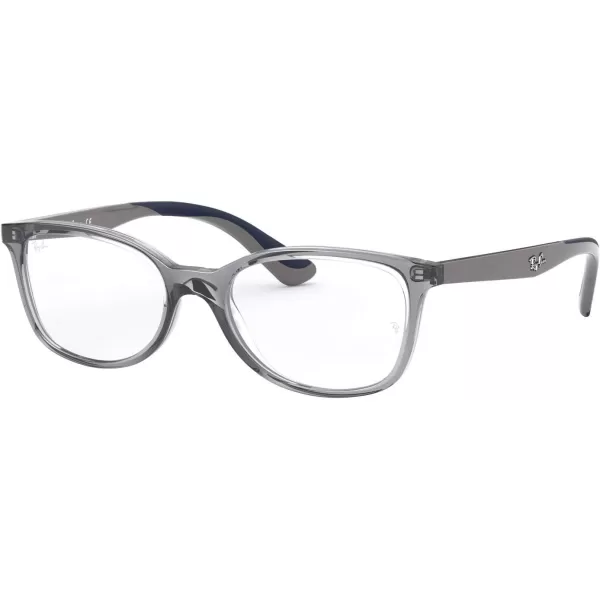 RayBan Kids Ry1586 Square Prescription Eyeglass FramesTransparent GreyDemo Lens