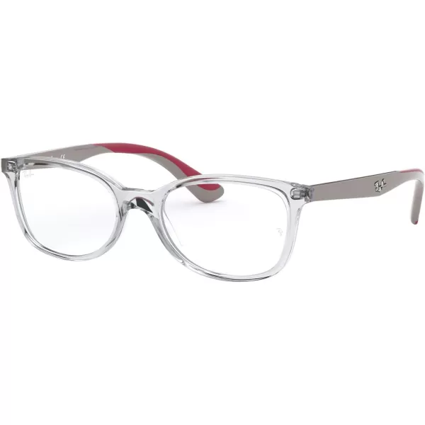 RayBan Kids Ry1586 Square Prescription Eyeglass FramesTransparentDemo Lens