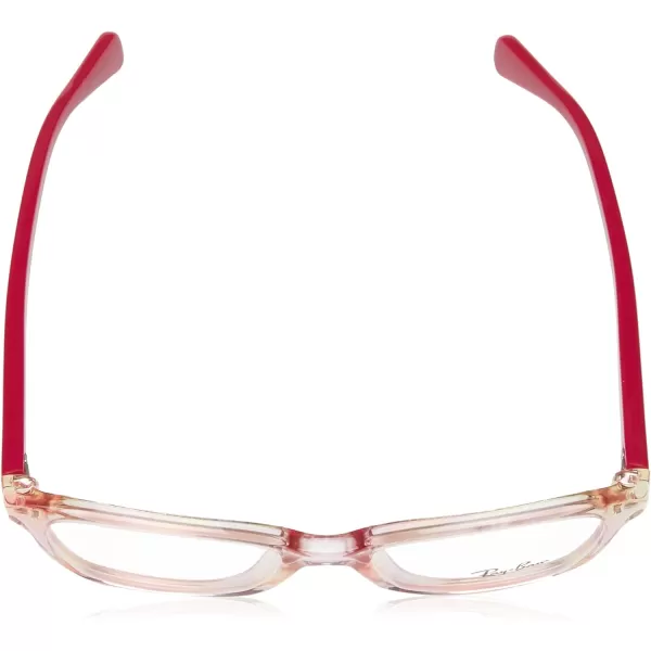 RayBan Kids Ry1591 Square Prescription Eyeglass FramesFuchsia Striped MulticolorDemo Lens