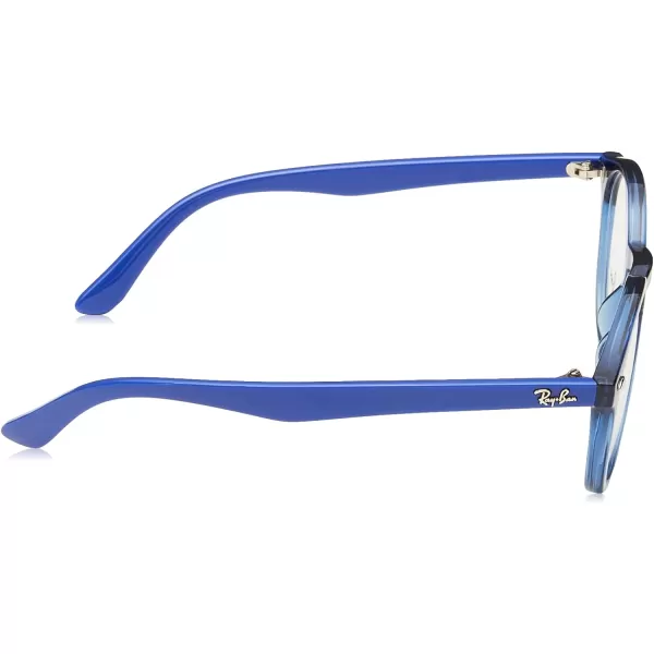 RayBan Kids Ry1594 Round Prescription Eyeglass FramesTransparent BlueDemo Lens