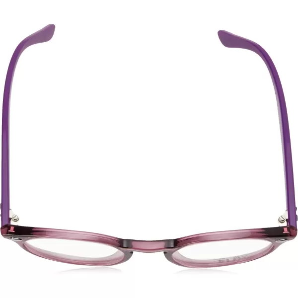 RayBan Kids Ry1594 Round Prescription Eyeglass FramesTransparent FuchsiaDemo Lens