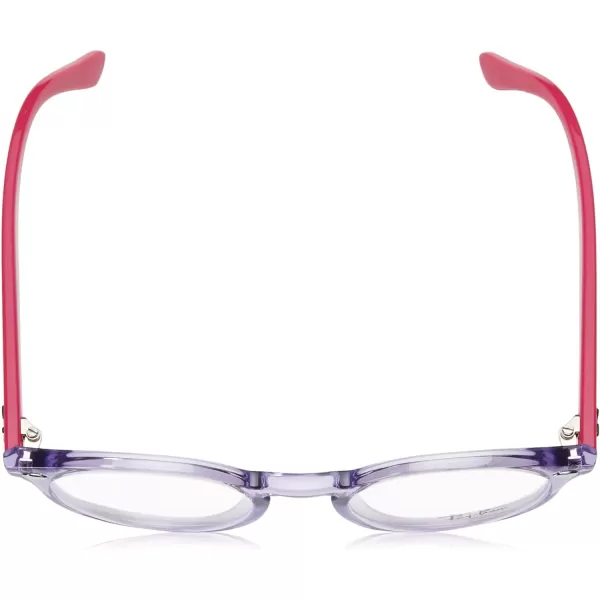 RayBan Kids Ry1594 Round Prescription Eyeglass FramesTransparent VioletPurpleDemo Lens