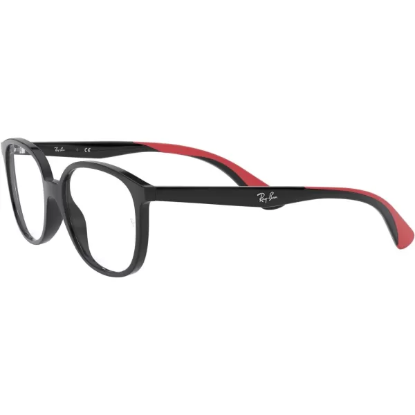 RayBan Kids Ry1598 Square Prescription Eyeglass FramesBlackDemo Lens