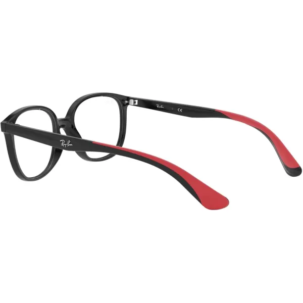 RayBan Kids Ry1598 Square Prescription Eyeglass FramesBlackDemo Lens