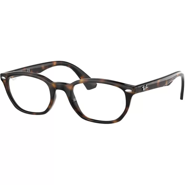 RayBan Kids Ry1599 Rectangular Prescription Eyeglass FramesHavanaDemo Lens