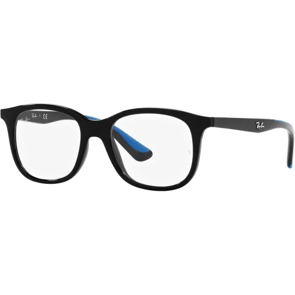 RayBan Kids Ry1604 Square Prescription Eyeglass FramesBlackDemo Lens