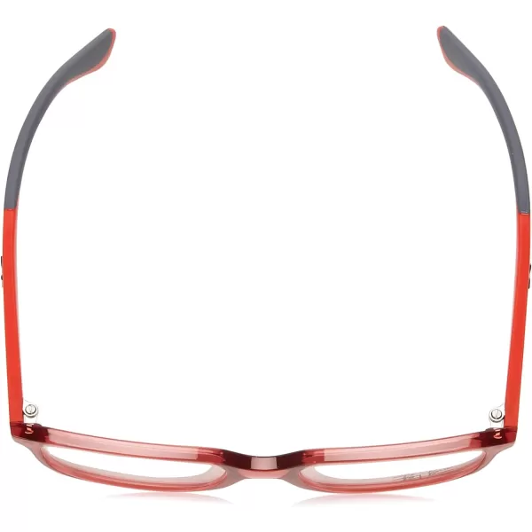 RayBan Kids Ry1605 Rectangular Prescription Eyeglass FramesTransparent RedDemo Lens