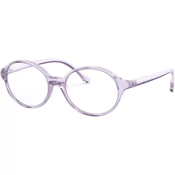 RayBan Kids Ry1901 Round Prescription Eyeglass FramesTransparent VioletDemo Lens