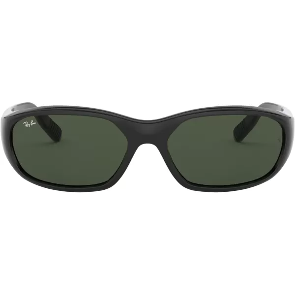 RayBan Mens Rb2016 Daddyo Rectangular SunglassesBlackG15 Green