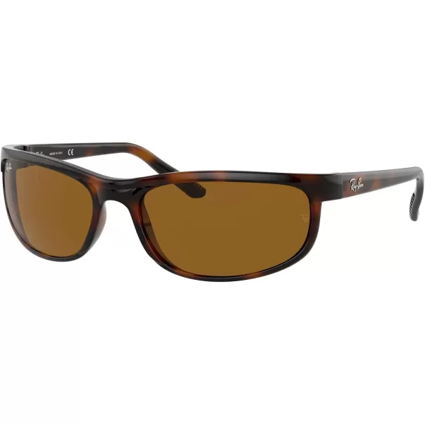 RayBan Mens Rb2027 Predator 2 Rectangular SunglassesDark HavanaB15 Brown
