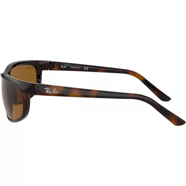 RayBan Mens Rb2027 Predator 2 Rectangular SunglassesDark HavanaB15 Brown