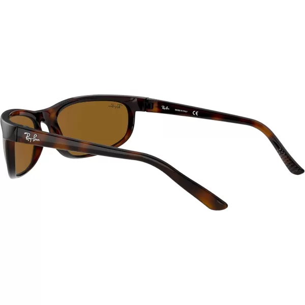 RayBan Mens Rb2027 Predator 2 Rectangular SunglassesDark HavanaB15 Brown