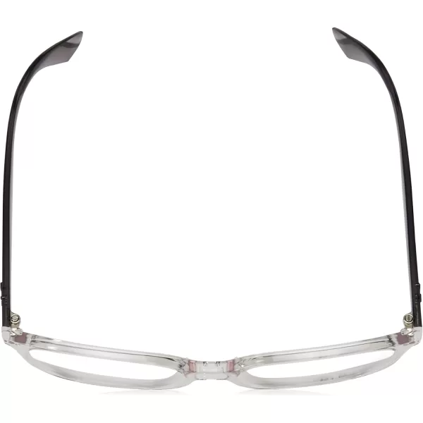 RayBan Mens Rx7066 Square Prescription Eyeglass FramesTransparent on GreyDemo Lens