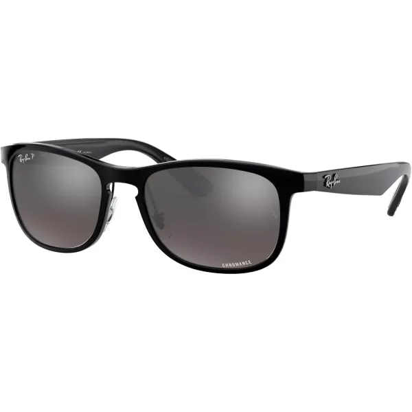 RayBan Mens Sunglasses RB4263 PlasticNylonBlackPolarized Grey Mirrored Silver Polarized Grey Mirror Silver