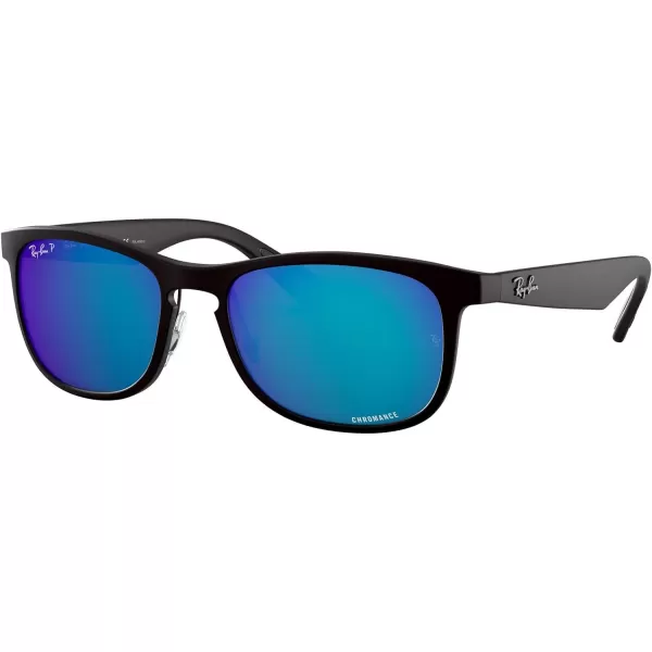 RayBan Mens Sunglasses RB4263 PlasticNylonMatte BlackPolarized Green Mirrored Blue Polarized Green Mirror Blue