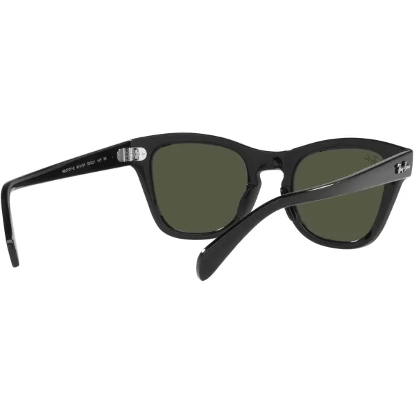 RayBan RB0707s Square SunglassesBlackGreen