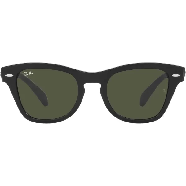 RayBan RB0707s Square SunglassesBlackGreen