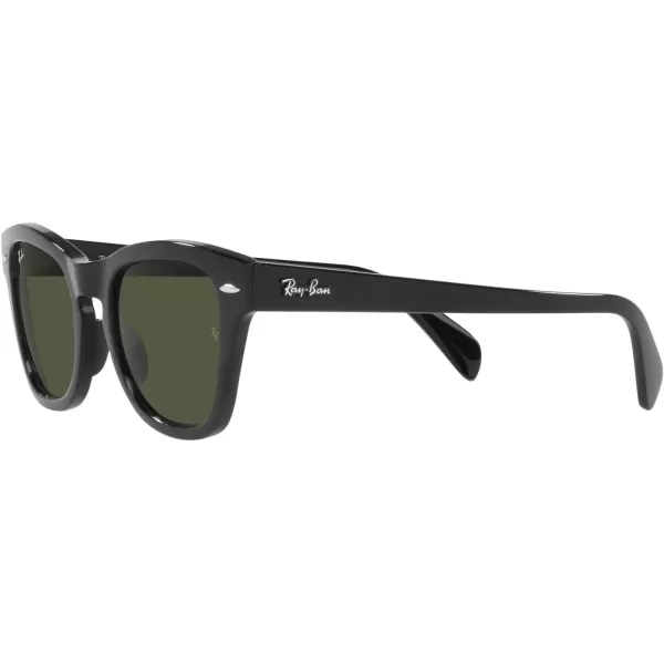 RayBan RB0707s Square SunglassesBlackGreen