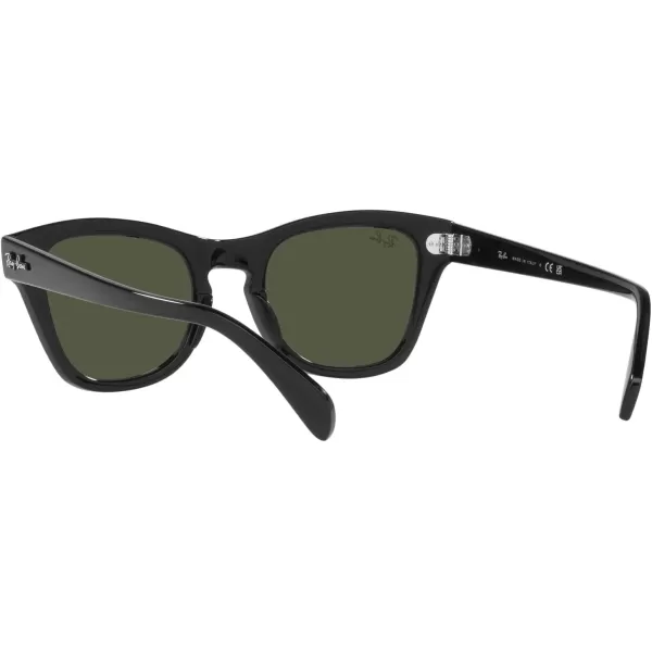 RayBan RB0707s Square SunglassesBlackGreen