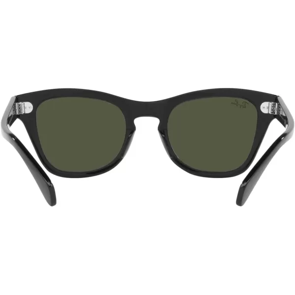 RayBan RB0707s Square SunglassesBlackGreen