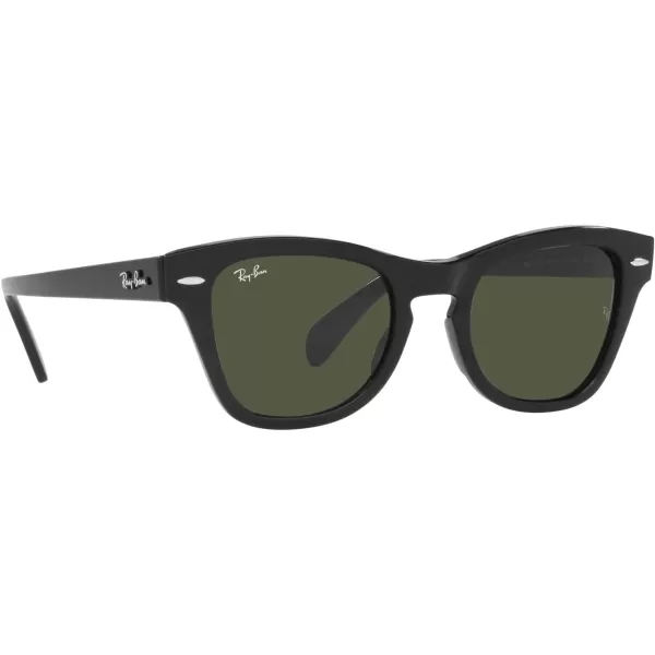 RayBan RB0707s Square SunglassesBlackGreen