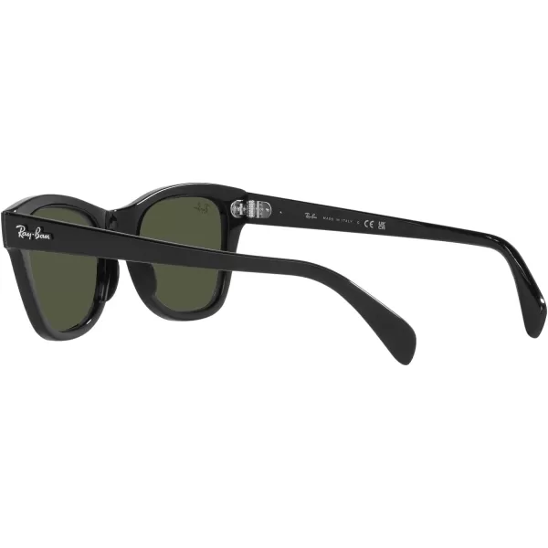 RayBan RB0707s Square SunglassesBlackGreen