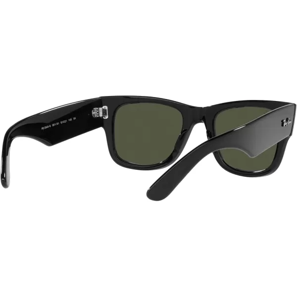 RayBan RB0840s Mega Wayfarer Square SunglassesBlackGreen