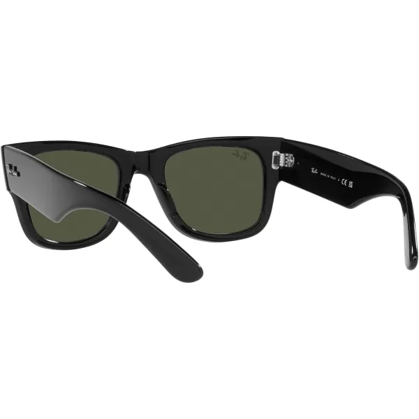 RayBan RB0840s Mega Wayfarer Square SunglassesBlackGreen