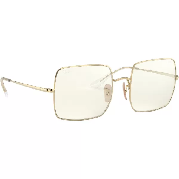 RayBan RB1971 SquareGoldClear to Grey Photochromic