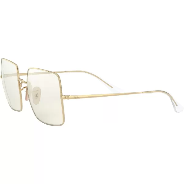 RayBan RB1971 SquareGoldClear to Grey Photochromic