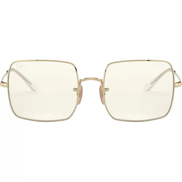 RayBan RB1971 SquareGoldClear to Grey Photochromic