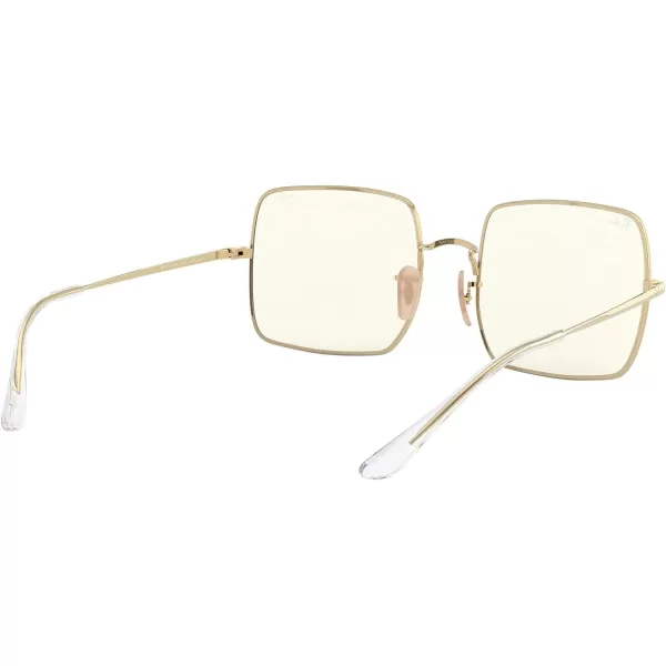 RayBan RB1971 SquareGoldClear to Grey Photochromic