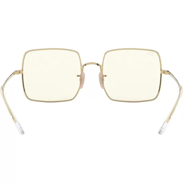 RayBan RB1971 SquareGoldClear to Grey Photochromic